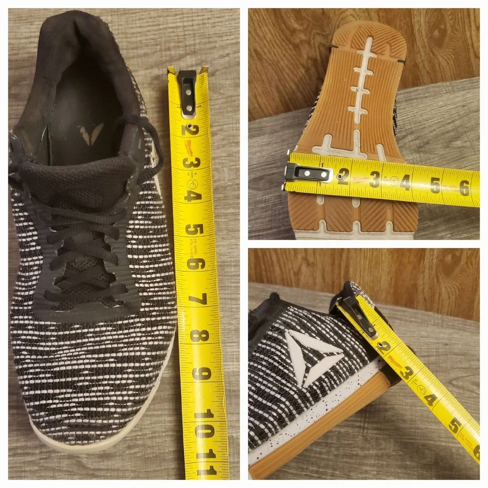 Reebok Speed‎ TR Flexweave Training CrossFit Shoes Women's Size 9 White Black